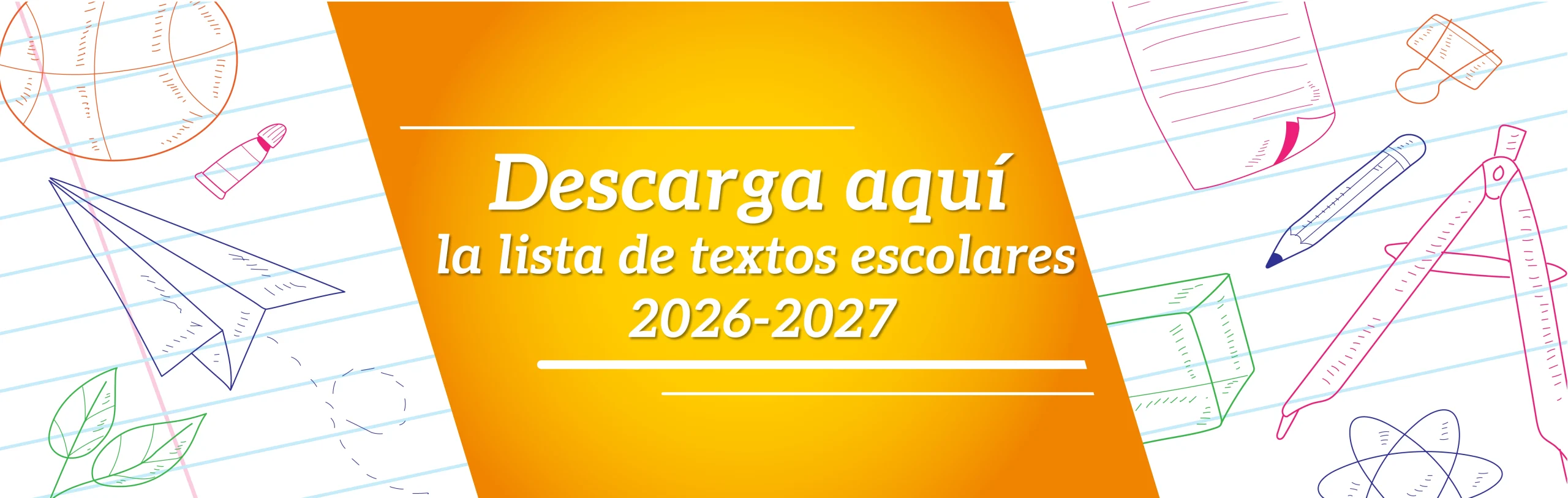 LISTA DE TEXTOS ESCOLARES 2026 2027